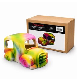 Aquatop Tie Dye Truck Aquarium Ornament 5.3X3.7X3.3 In