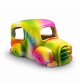 Aquatop Tie Dye Truck Aquarium Ornament 5.3X3.7X3.3 In