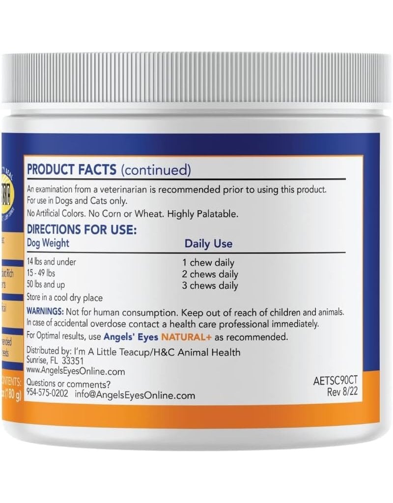 Angels Eyes Angel Eyes Natural + Dog Chew Chicken 90 Ct