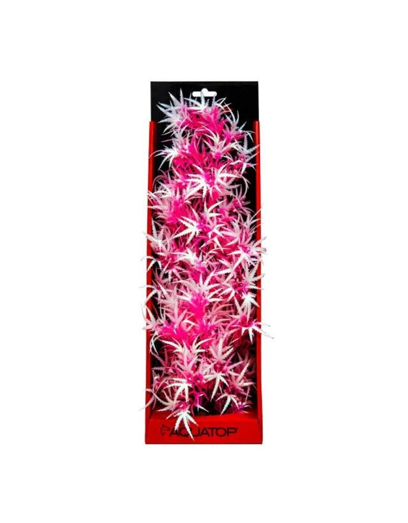 Aquatop Aquatop Vibrant Fluorescent Artificial Cannabis Aquarium Plant