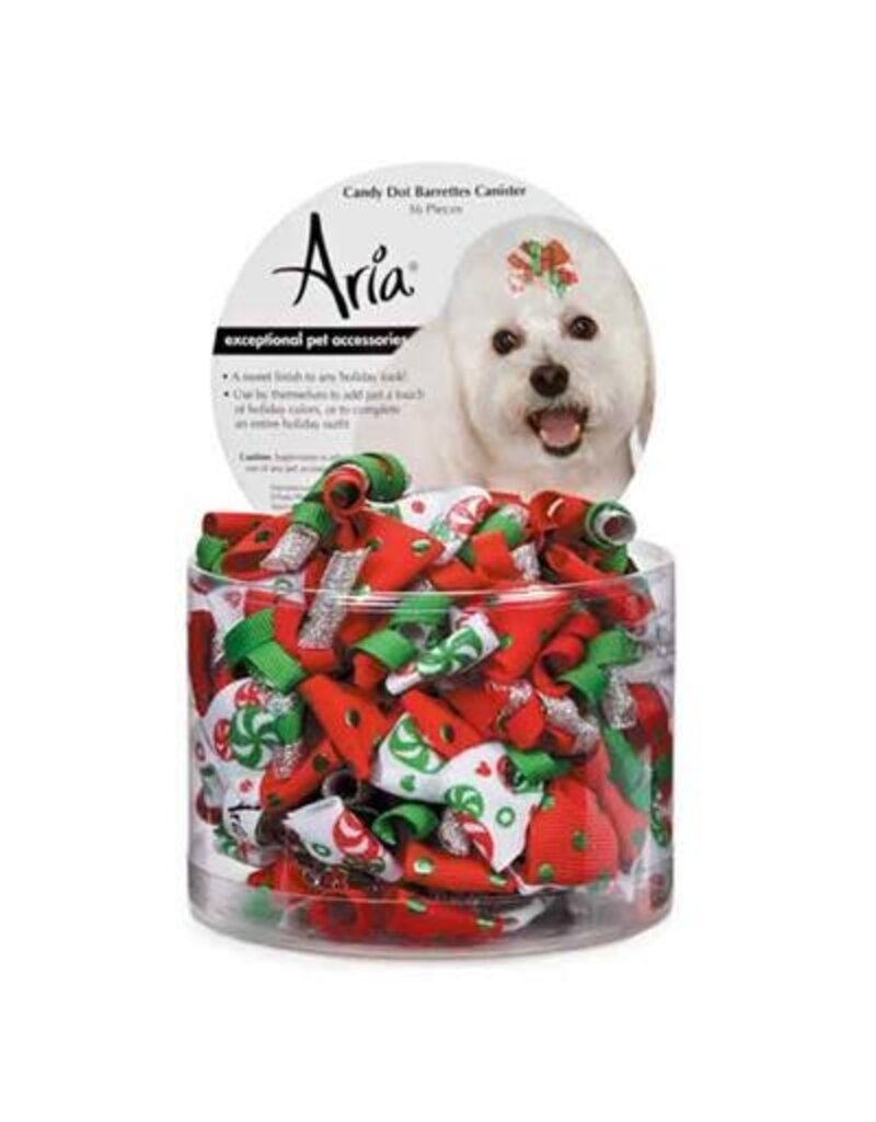 Aria Aria Candy Dot Barrettes Jar