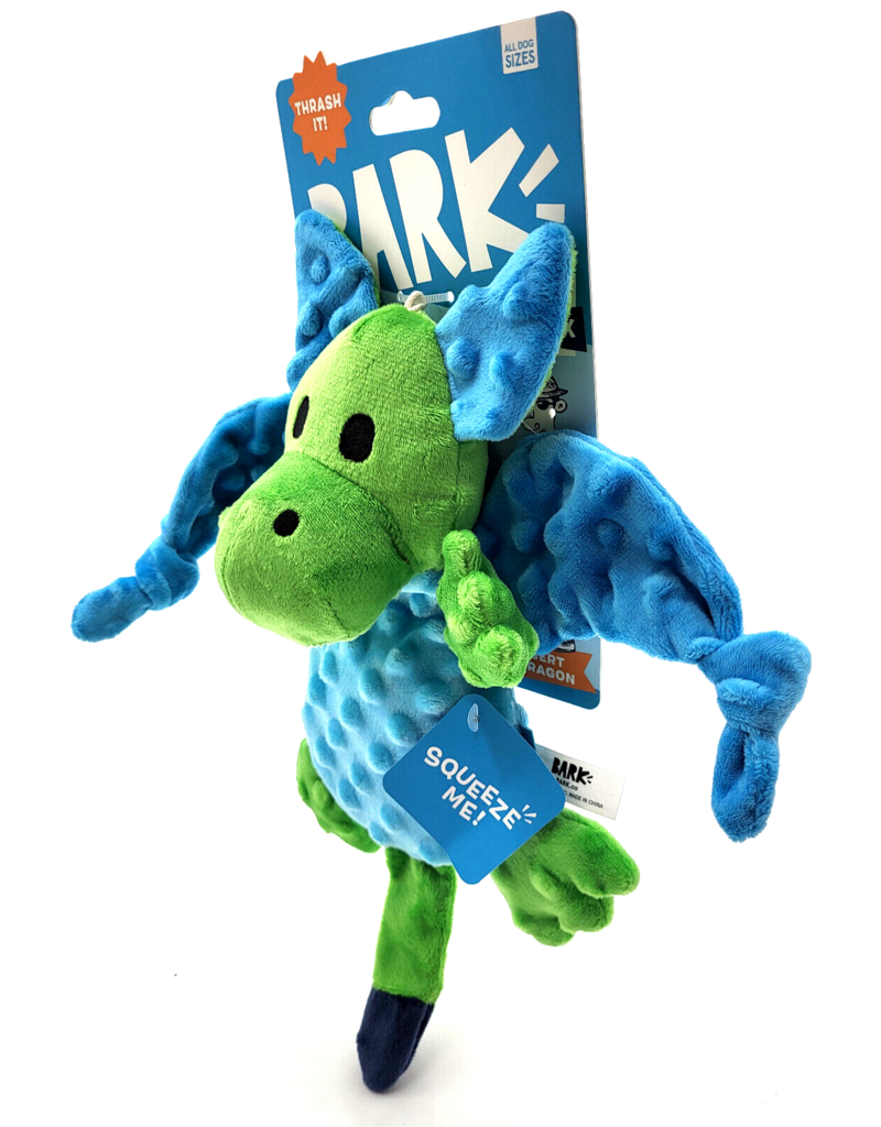 Barkbox BarkBox Humbert The Dragon Squeaky Crinkly Soft Plush Dog Toy 13 In