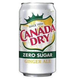 Barritts Canada Dry Gingerale Zero can