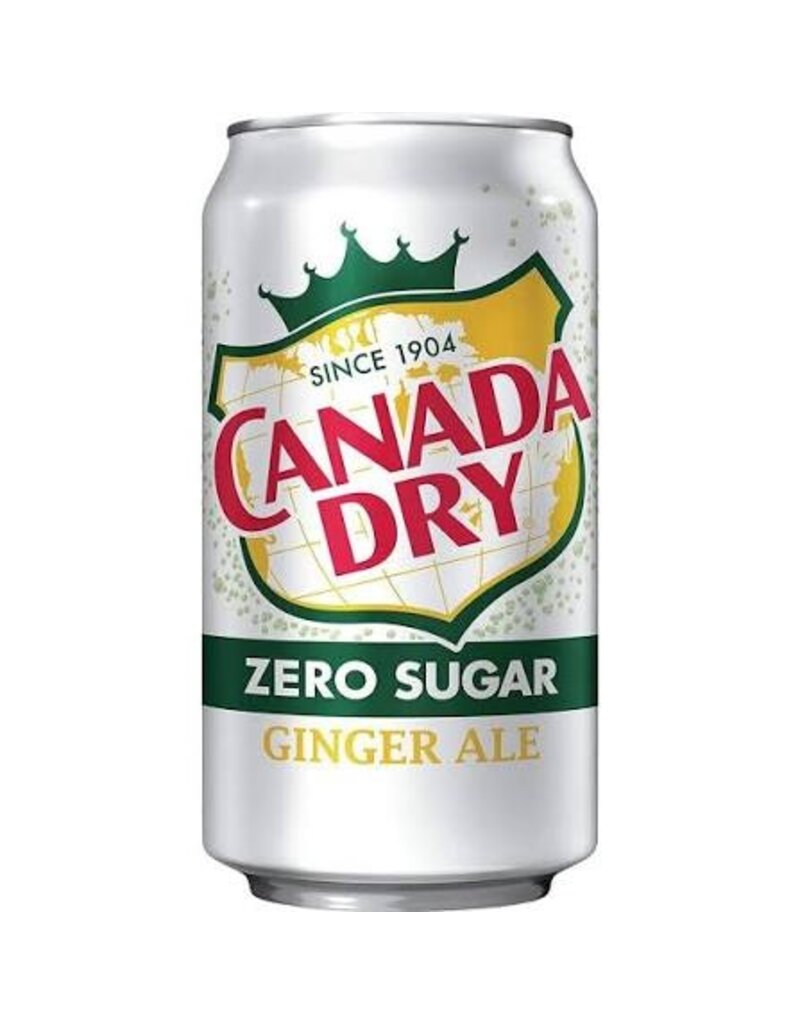 Barritts Canada Dry Gingerale Zero can