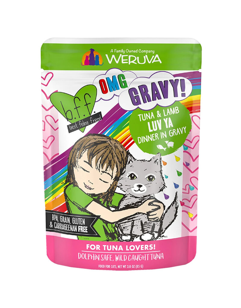 BFF BFF OMG Luv  Ya Cat Food Tuna Lamb 3 Oz Pouch