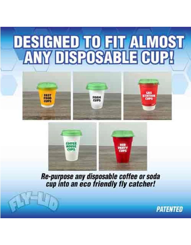 Billy Bob Billy Bob Fly Lid for Cups 2 Pk
