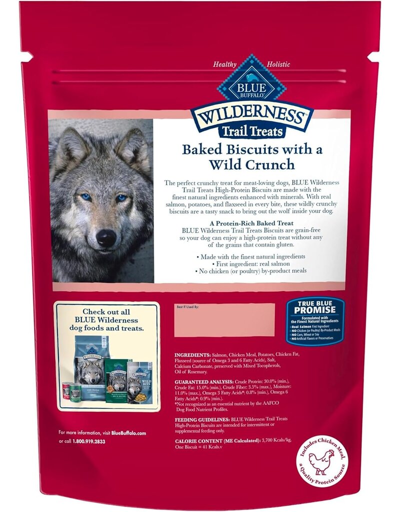 Blue Buffalo Blue Buffalo Wilderness Salmon Biscuits 10 oz