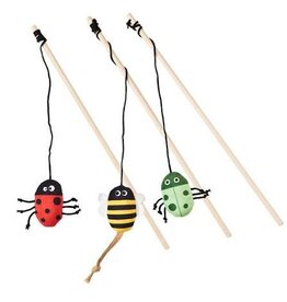 Ethical Pet Ethical Pet Love the Earth Insect Teaser Cat Wand Assorted