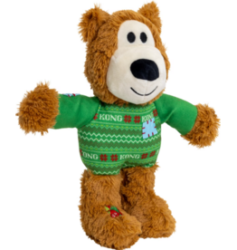 Kong Company Kong Hol Wild Knots Sweater Bear Dog Toy Md/Lg
