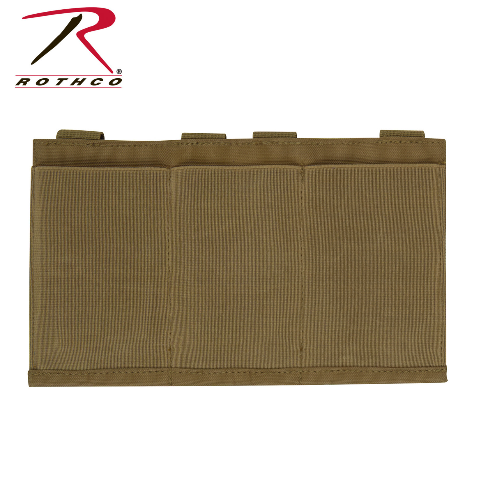 Rothco Rothco Lay Flat MOLLE Rifle 3 Magazine Pouch -