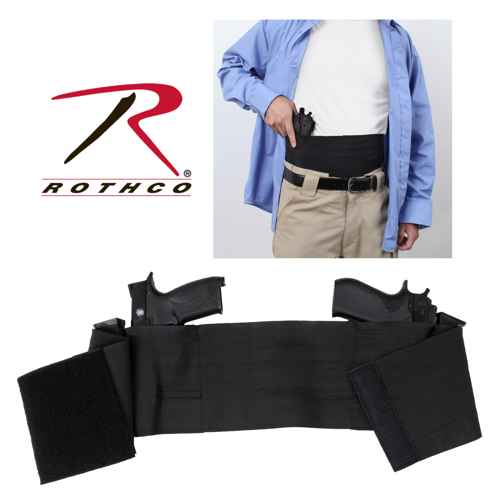 Rothco Rothco Concealed Elastic Belly Holster