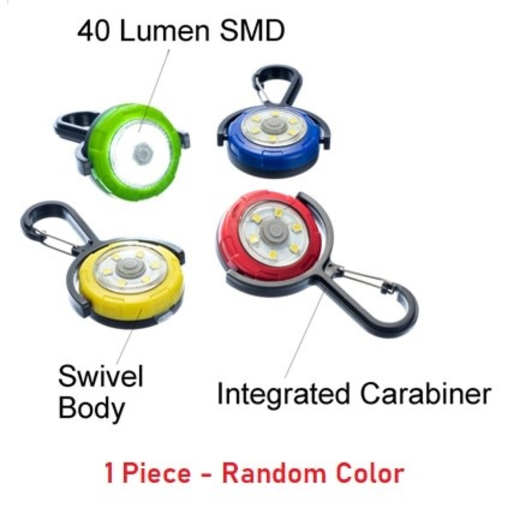 Sona SE 3 Mode Clip-On Mini Light - 1 pc. Random Color
