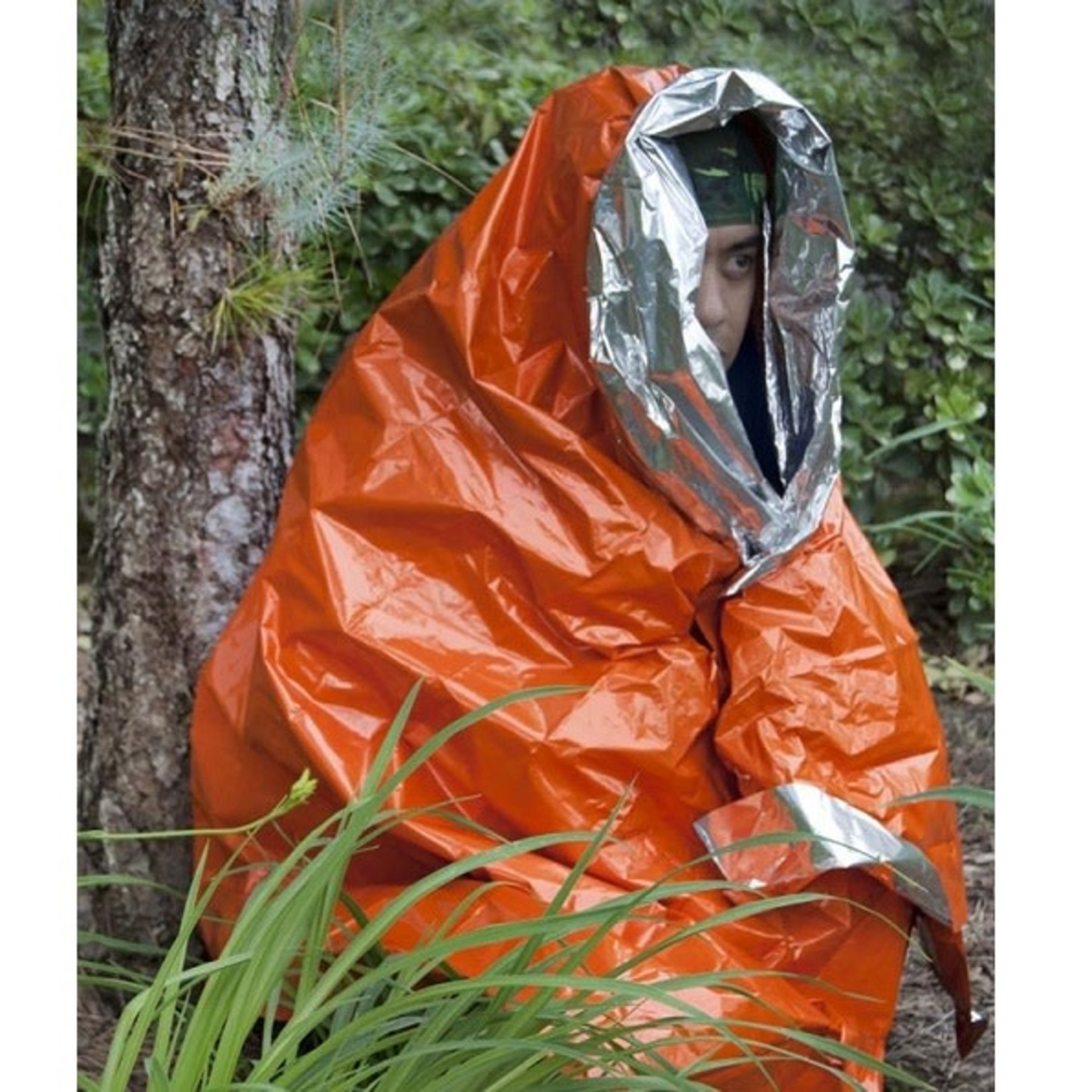 Sona SE Aluminized Orange Emergency Blanket - 83"x61"