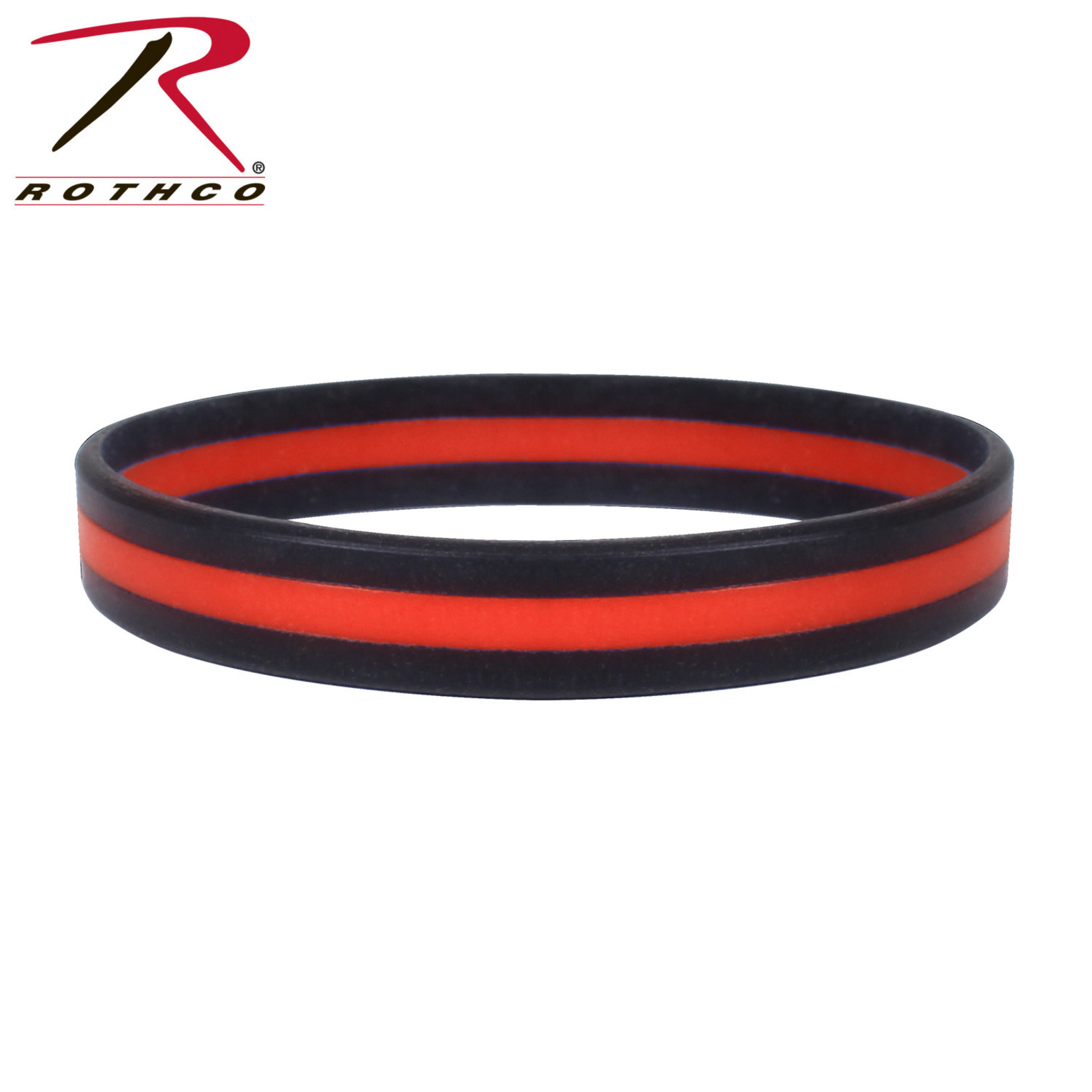 Rothco Rothco Thin Red Line Silicone Bracelet