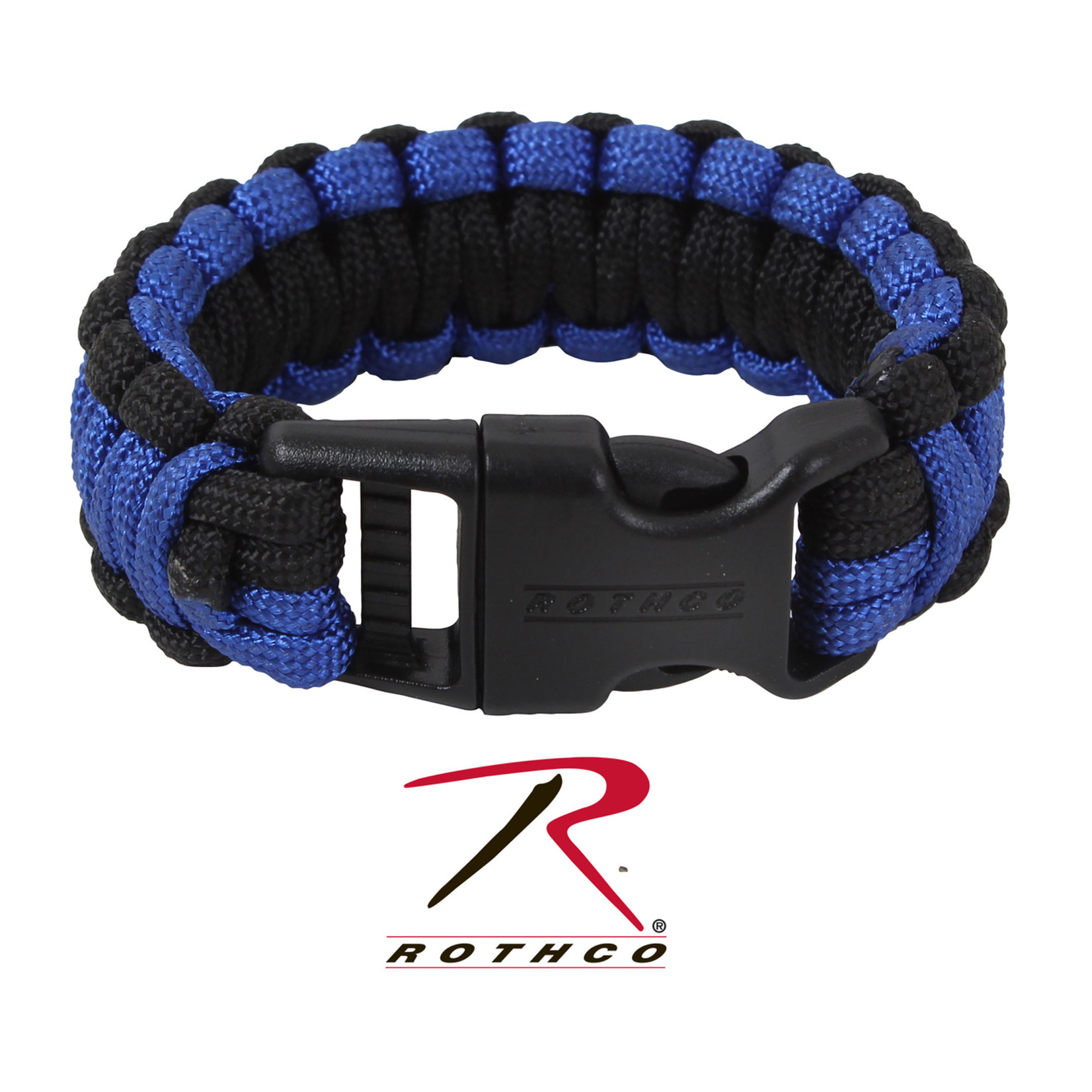 Rothco Rothco Thin Blue Line Paracord Bracelet