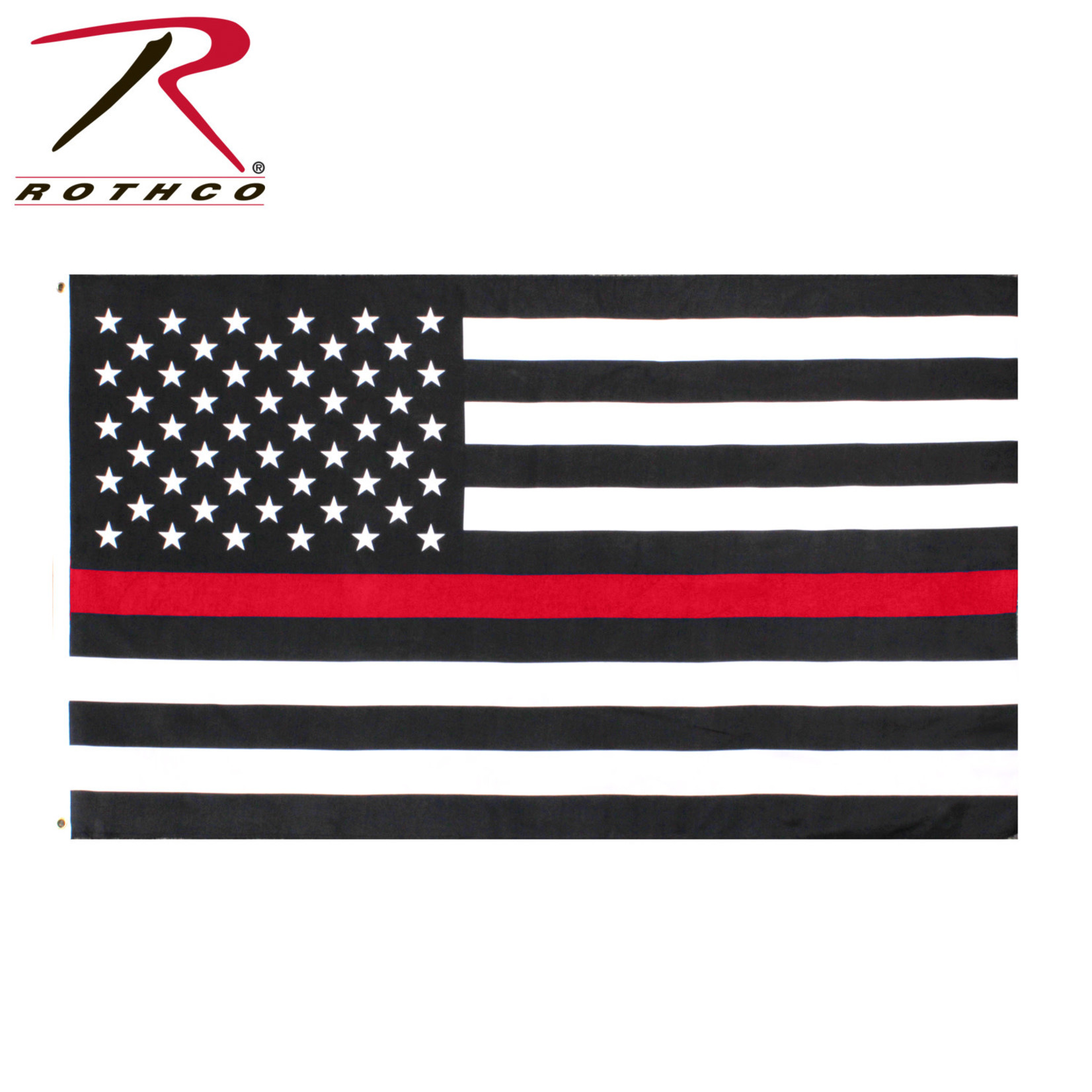 Rothco Rothco Thin Red Line Flag - 3' x 5'
