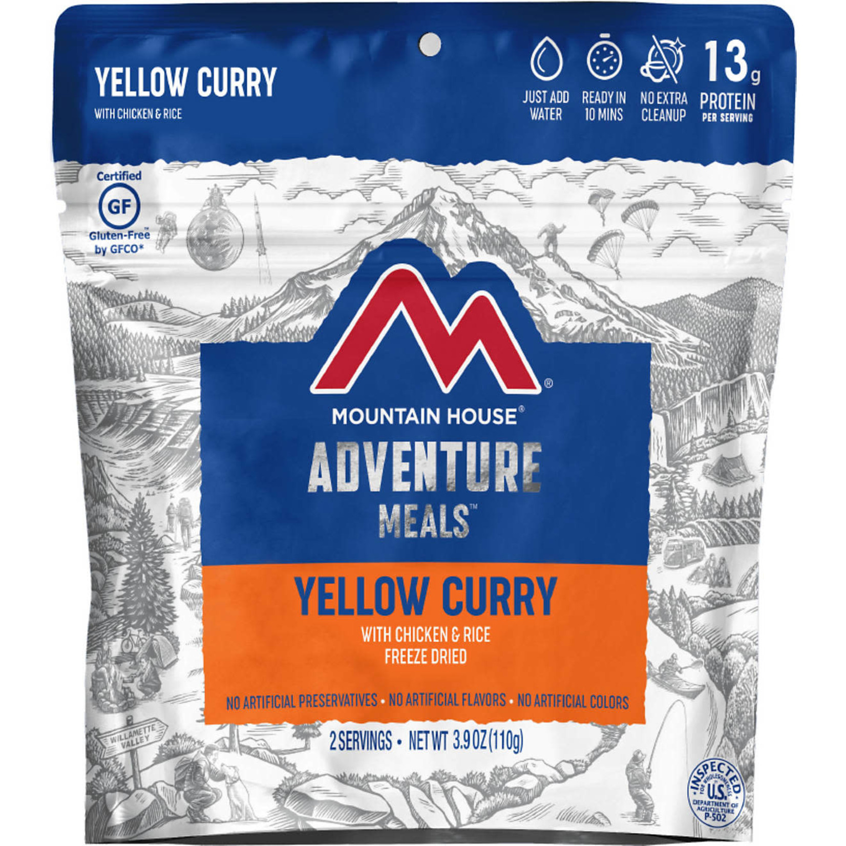 Mountain House MH Yellow Curry w/ Chicken & Rice Pouch