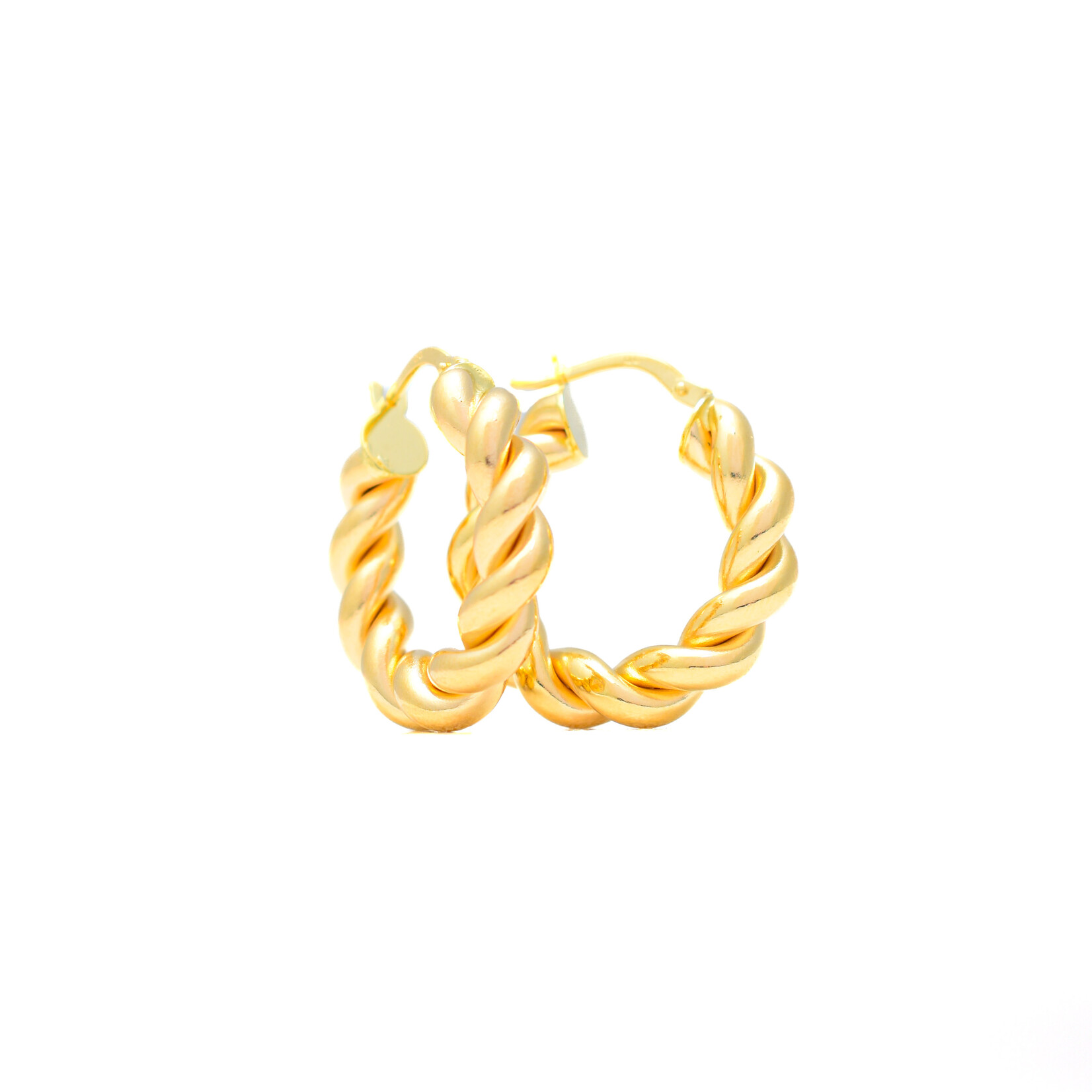 Twist Hoop Earring 10k