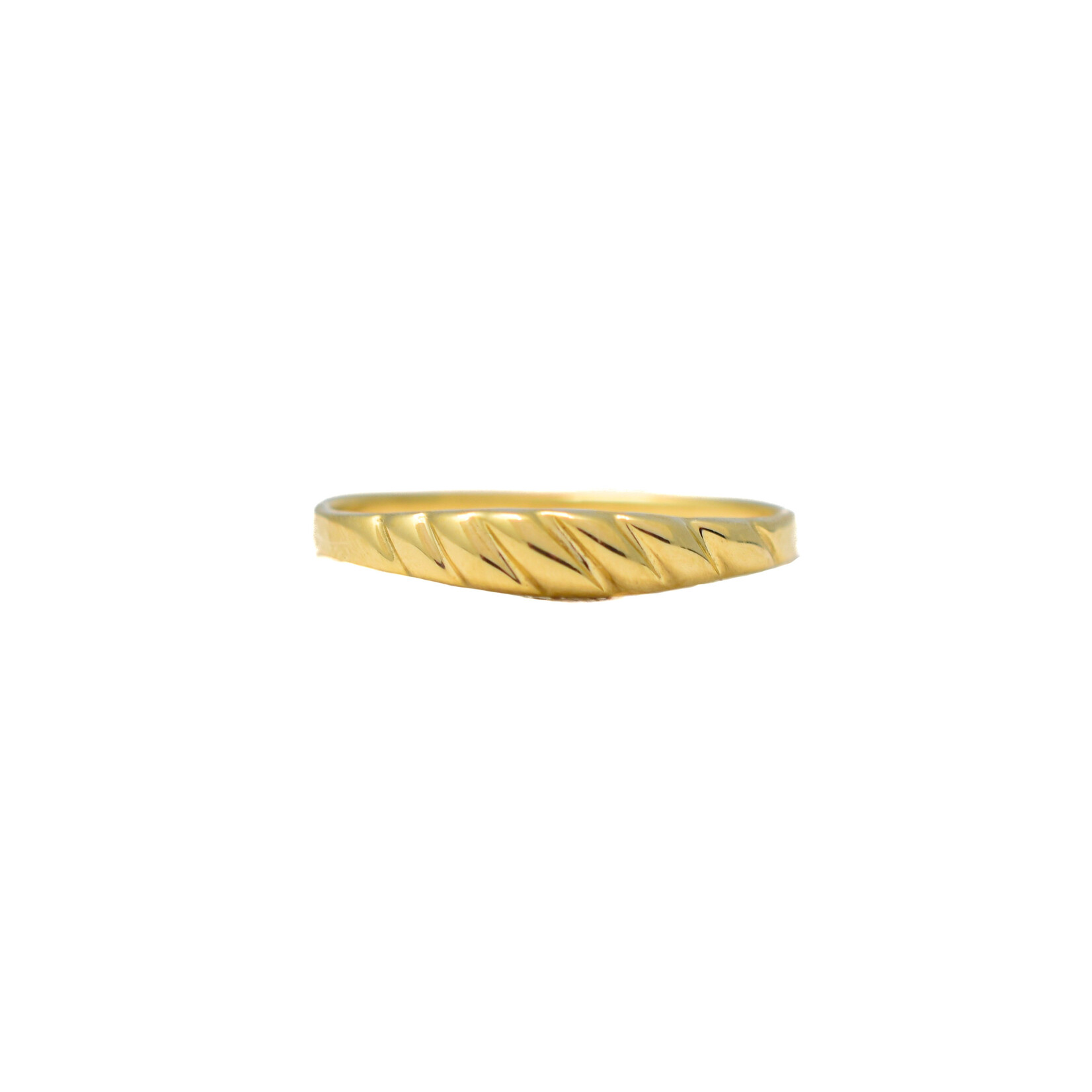 Small Polished Dome Ring 10k