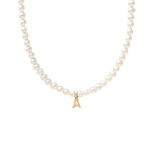 The Pearline Initial Necklace