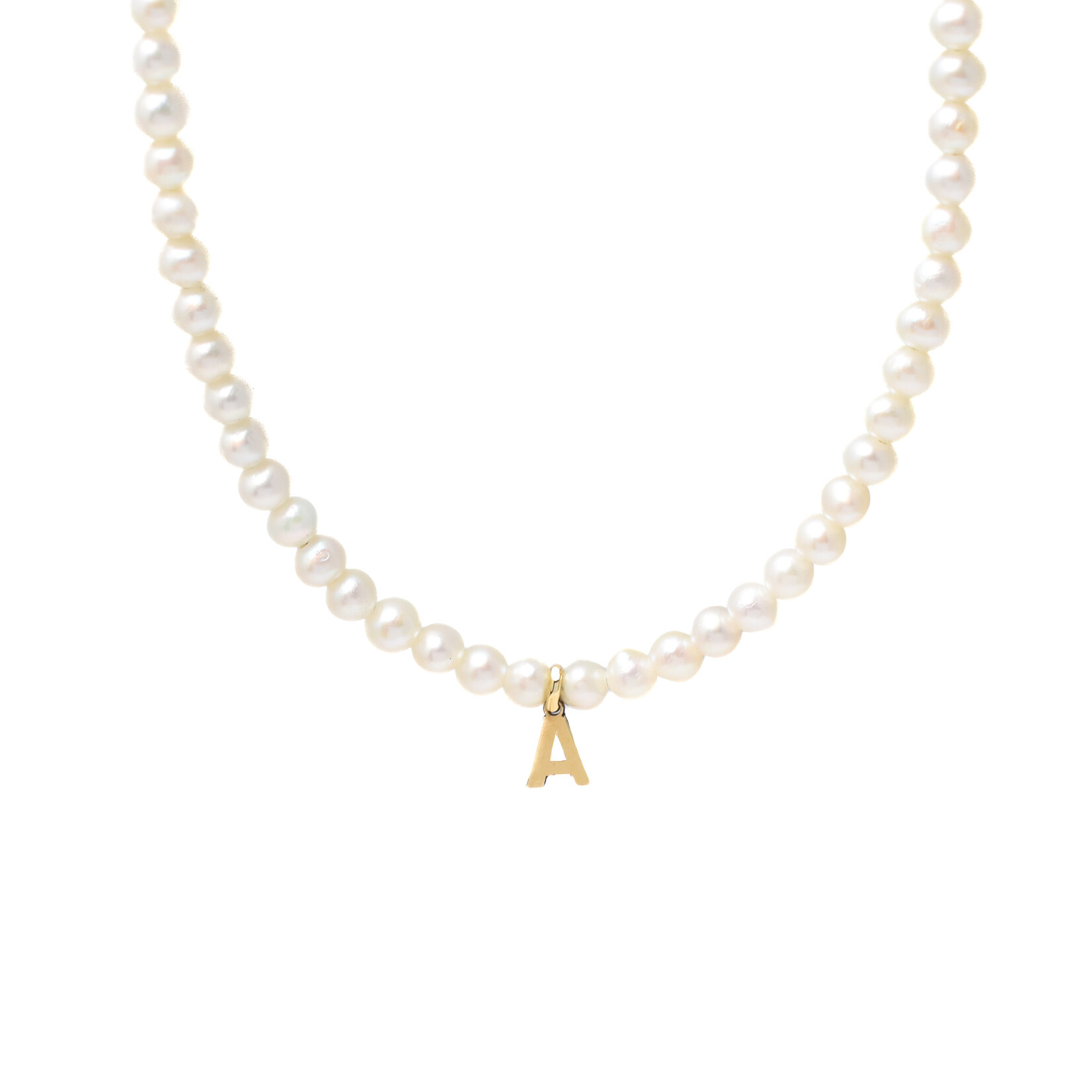 The Pearline Initial Necklace