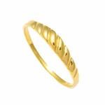 Small Polished Dome Ring 10k