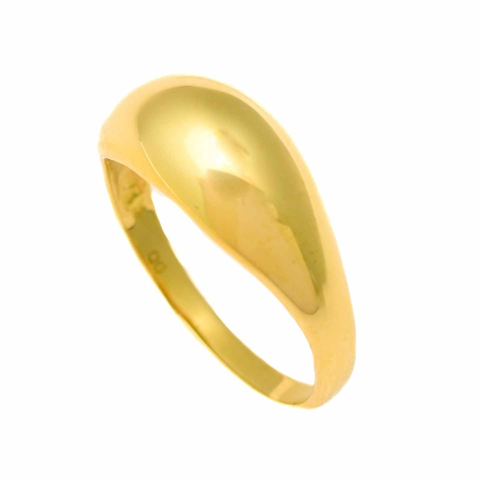 Polished Dome Ring 10k