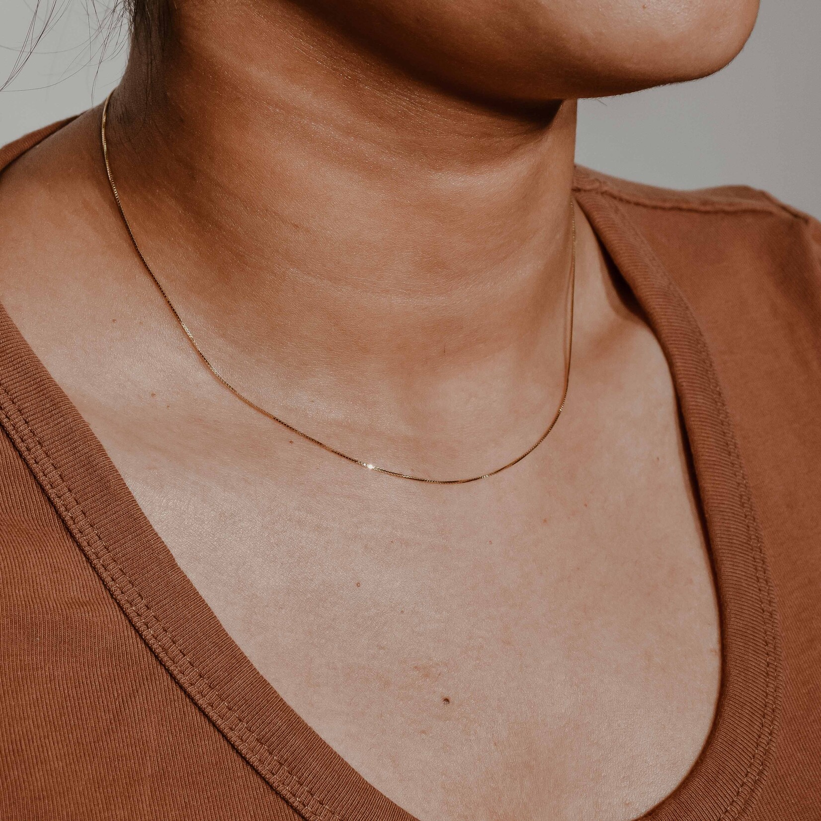 the angel hair chain 10k 16"