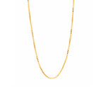 the angel hair chain 10k 18"