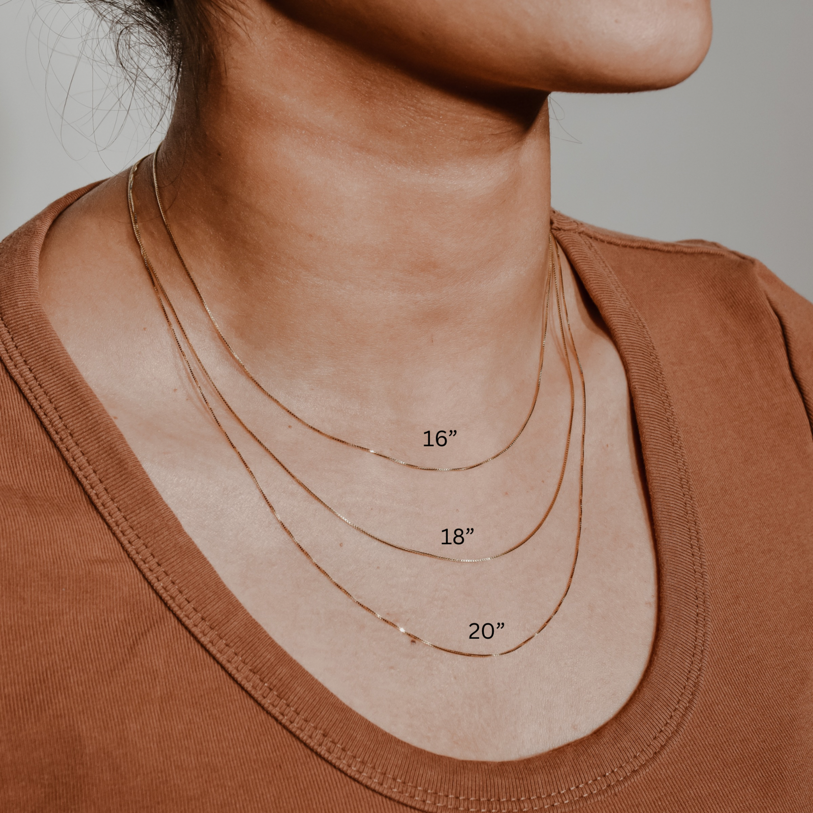 the angel hair chain 10k 18"