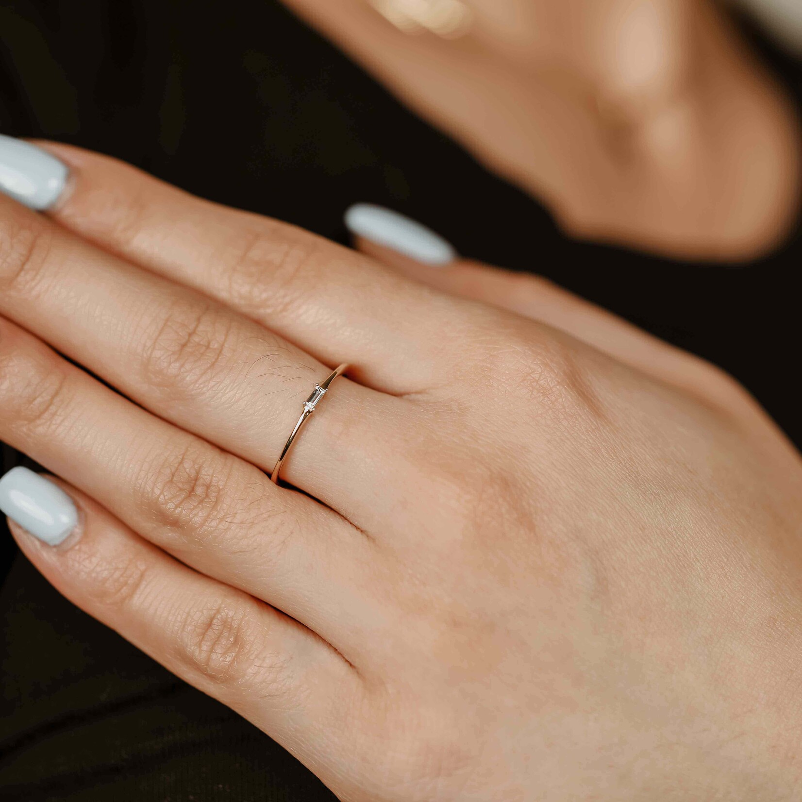 DIAmond SIMPLE BAND 14k