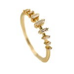 DIAmond baguette RING 14k