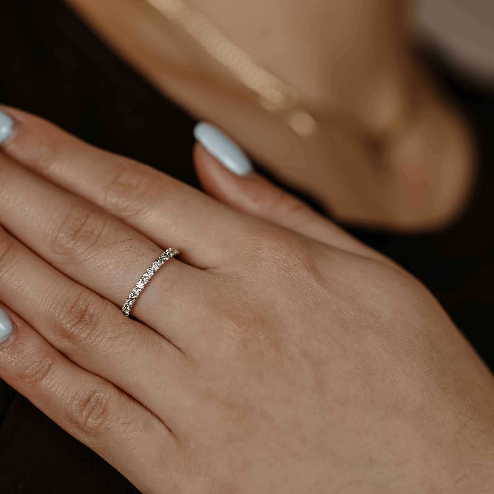DIAmond BAND Wg 14k