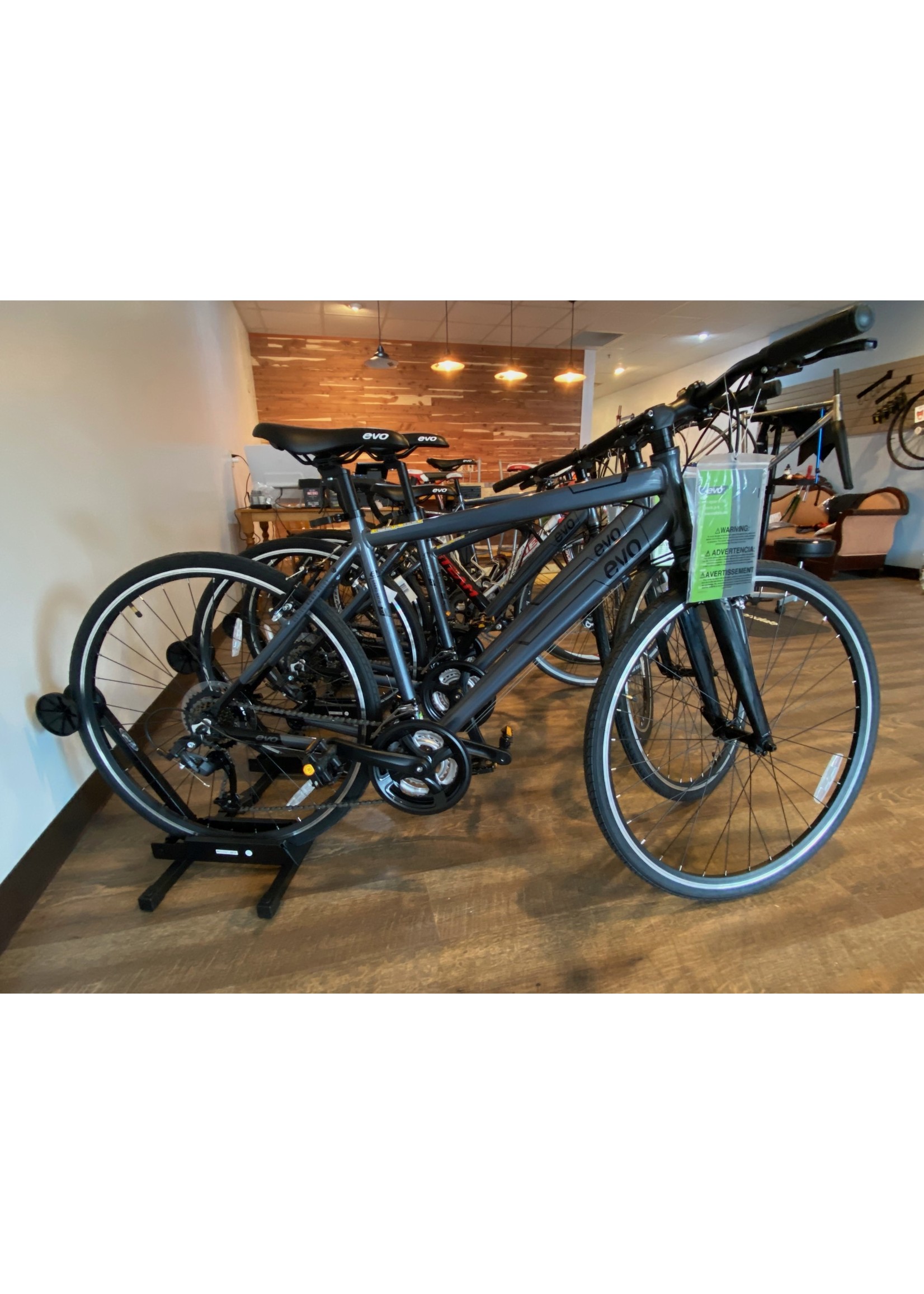 EVO EVO, Grand Rapid 3, Commuter Bicycle, 700C, Twilight Grey, 16''