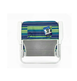 Caribbean Joe Folding Beach Chair - Blue Stripes