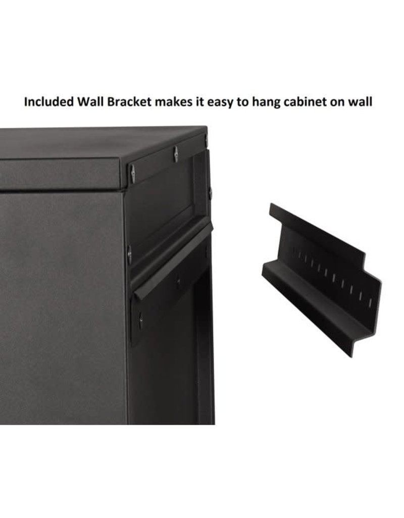 Hart 28 inch Wall Cabinet with Height-Adjustable Shelf, 28 W x 12 D x 28 H