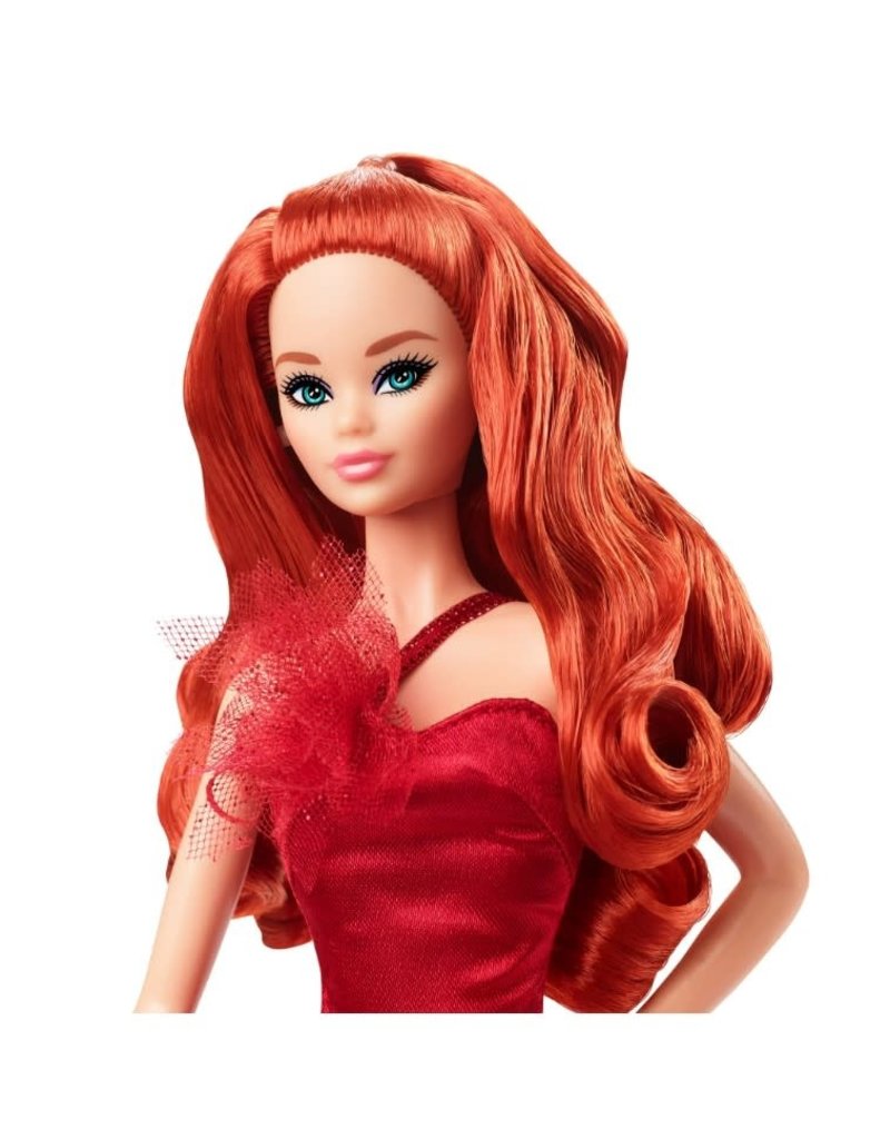 Barbie Signature 2022 Holiday Doll with Red Hair, Collectible Series