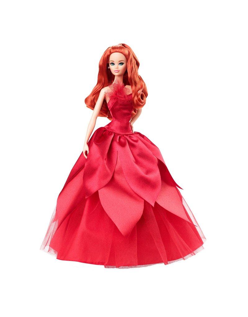 Barbie Signature 2022 Holiday Doll with Red Hair, Collectible Series