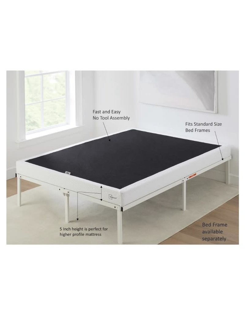Mainstays 5 Easy Assembly Smart Box Spring, King