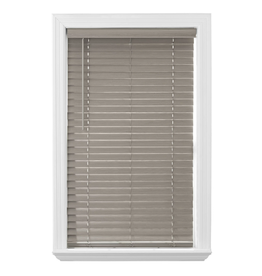 Better Homes & Gardens 2 Cordless Faux Wood Horizontal Blinds, Rustic Gray, 35x64
