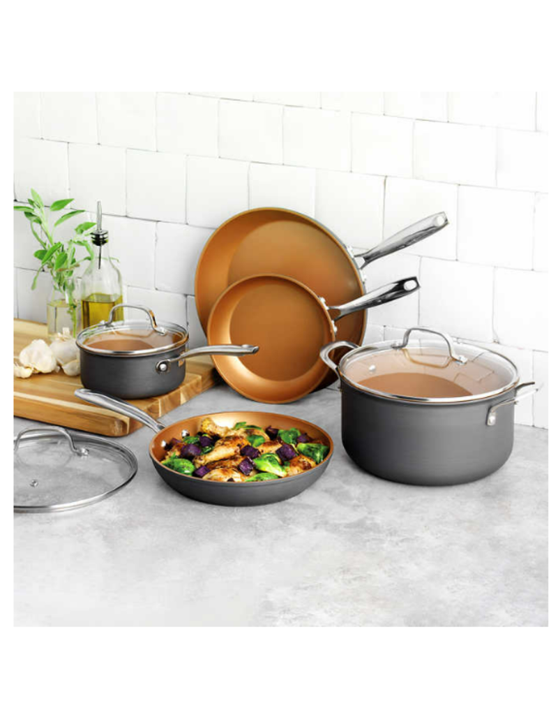E MISHAN AND SONS INC Gotham Steel Pro 8-Piece Non-Stick Cookware Set