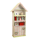 Fantasy Fields Cracked Rose Kids Bookshelf with Picket Fence Cabinet
