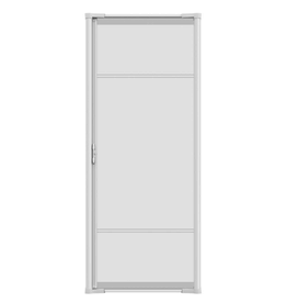 COOL Single Retractable Door Screen-White (for 78-in tall x 32-in to 36-in wide doors)