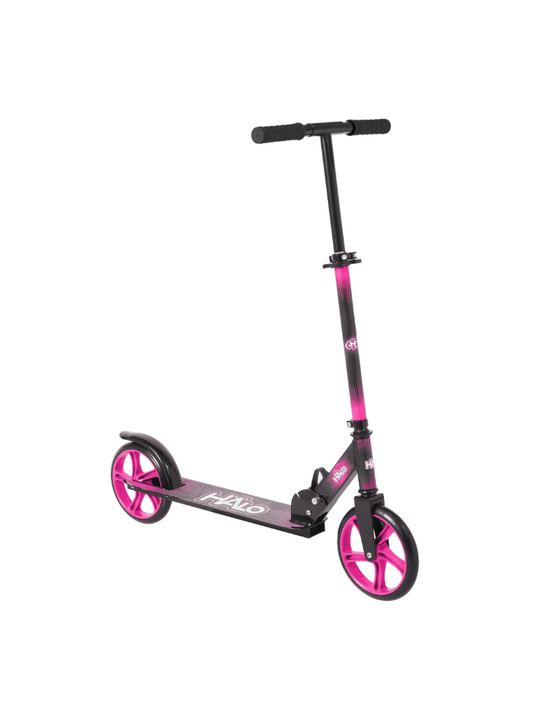 HALO Rise Above Supreme Big Wheel (8) Scooter - Hot Pink - Designed for all Riders, Adults, Teens, T
