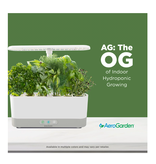 AeroGarden Harvest Slim with Gourmet Herb Seed Pod Kit, Black