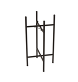 Zingz & Thingz 24 Black Iron Plant Stands (2 Piece)
