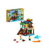 LEGO Creator 3in1 Surfer Beach House 31118 Building Toy Includes Beach Hut and Animal Toys (564 Piec