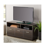 Mainstays 3-Door TV Stand Console for TVs up to 50, Espresso