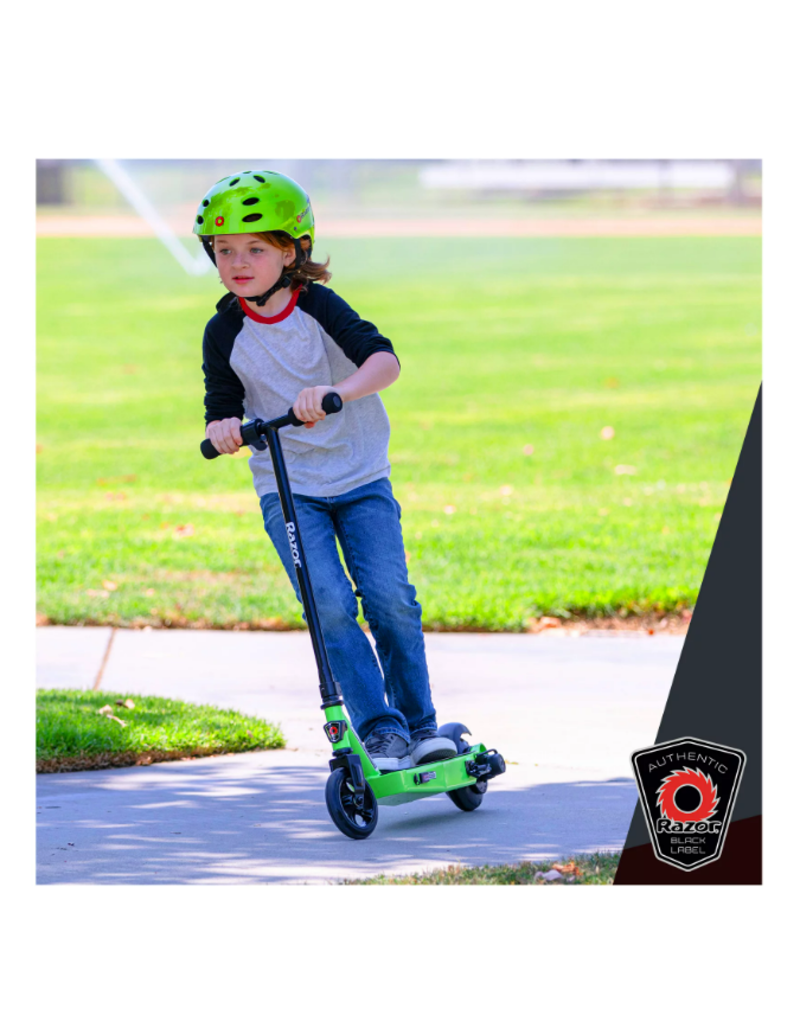 Razor Black Label E90 Electric Scooter, for Kids Ages 8+ and up to 120 lbs, Up to 10 mph & Up to 40