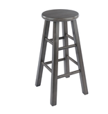 Winsome Wood Ivy 24 Counter Stool, Rustic Gray